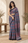 Ajrakh love - handloom saree